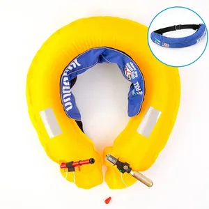 Manual de coletes salva-vidas infláveis entrega rápida qualidade profissional à prova d' água cinto para uso de mergulho