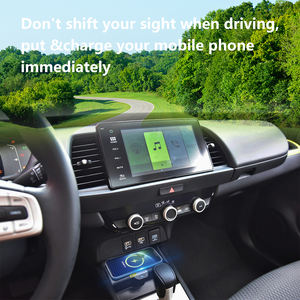 Встроенное автомобильное беспроводное зарядное устройство для Honda Fit 2020-2024 Быстрая зарядка подлокотник для смартфона <span class=keywords><strong>Bluetooth</strong></span> через прикуриватель - Product Image 4