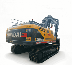 Excavatrice sur chenilles d'occasion Hyundai R220 220LC-9S, 22 tonnes, moteur diesel et transmission, haute qualité, prix bas, vente chaude - Product Image 1