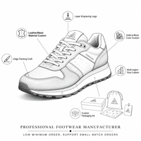 Zapatillas Deportivas Casuales con Suela Gruesa Personalizadas, Impermeables, Transpirables, Ligeras, Antideslizantes, con Logotipo, para Senderismo