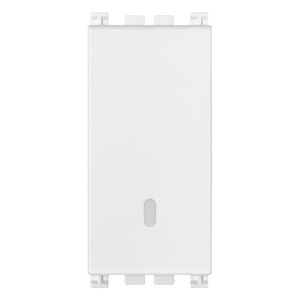 Push <b>Button</b> Switch 1P 10A White 4.1x2.8x5.3 Cm For Electrical Panel - Product Image 1