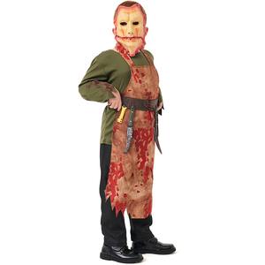 Costume d'Halloween pour garçon, costume de boucher sanglant, costume de <span class=keywords><strong>zombie</strong></span>, costume d'assassin effrayant pour enfant, costume d'anime - Product Image 4