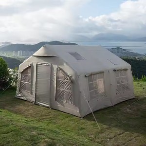 <span class=keywords><strong>Tente</strong></span> Gonflable en Forme <span class=keywords><strong>de</strong></span> Maison Pliable Grande <span class=keywords><strong>Tente</strong></span> <span class=keywords><strong>de</strong></span> Camping Familiale - Product Image 3