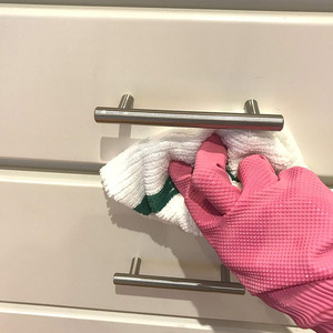 Esunマイクロファイバー布ホームクリーニング用多目的ホワイトグリーンストライプバーモップ吸収キッチン用 - Product Image 4