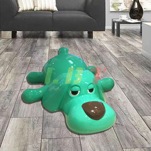 Tabouret pour chien Lbt en fibre de verre, sculpture animale pour mobilier de centre commercial, taille personnalisable, design durable - Product Image 3