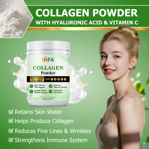 OEM ODM Collagen Powder with Multi Collagen Proprietary Blend <b>Protein</b> Redcing Fine Lines Wrinkles Build Thicker Stronger Nails - Product Image 4
