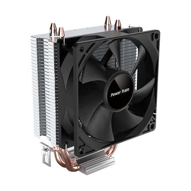 2*6MM Fluid Bearing Copper Aluminum Heatsink 4 Pin 90mm Quiet Intel LGA 1700 1200 115X 1366 775 Processor Cooling Computer Case