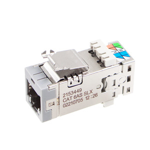 Siêu cat6A che chắn RJ45 mô-đun mô-đun Ethernet kết nối AMP Cat6A che chắn <span class=keywords><strong>Keystone</strong></span> jack - Product Image 3