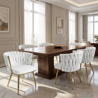 Fauteuil de salon moderne en velours moelleux au design créatif, chaise de manucure confortable avec dossier pour salon de beauté