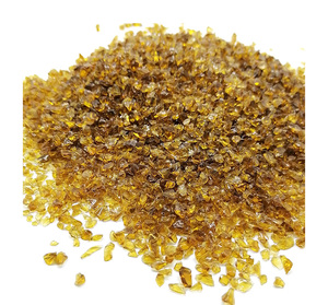 Bán buôn Đá ThủY Tinh đa chức năng tái chế cảnh quan đầy màu sắc thủy tinh nghiền nát tảng đá thủy tinh màu vàng khối thủy tinh - Product Image 6