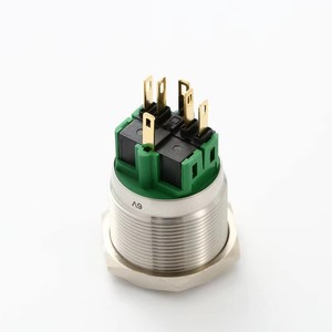 ELEWIND 25mm Paslanmaz Çelik Mandalımlı 1NO1NC Basmalı Buton Anahtarı PM251F-11Z-S IP65/IP67 Dereceli CE Onaylı - Product Image 4