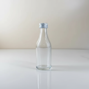 <strong>5cl</strong> 50ml Small Round Alcohol Vodka Brandy Gin Rum Tequila Whisky Spirits Glass <strong>Bottle</strong> with Screw Aluminum Cap - Product Image 3