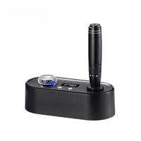 Perceuse à ongles conique portable 40 000 tr/min - Outil de manucure professionnel de bureau en acier inoxydable durable rechargeable par USB