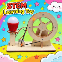 Innovador Juego de Rompecabezas de Experimentos Científicos de Vapor para Hacer Manualidades, para Aulas de Primaria, Invención Musical Hecha a Mano, Todo lo Necesario de Madera