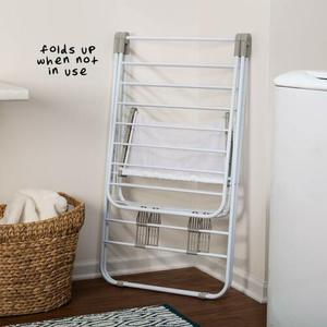 Metal Standing Clothes Dryer Rack ,clothes Dryer Indoor Hanger Rack ,Clothes Stand Hanger with Wings - Product Image 5