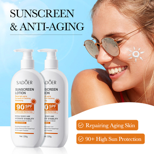 SADOER <span class=keywords><strong>Crema</strong></span> <span class=keywords><strong>Solare</strong></span> SPF90 per il <span class=keywords><strong>Corpo</strong></span>, <span class=keywords><strong>Protezione</strong></span> Anti-Photoaging UVA UVB, <span class=keywords><strong>Crema</strong></span> <span class=keywords><strong>Solare</strong></span> ad Alta <span class=keywords><strong>Protezione</strong></span> - Product Image 1