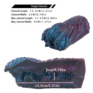 Coupe de masturbation masculine à canal unique Azulas Dragon, en silicone, pour l'entraînement du pénis, poche avec vagin serré, stimulateur animal en silicone, boutique - Product Image 6