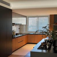 Meuble de cuisine robuste à cadre solide, en bois épaissi, pour cuisine familiale de grande taille, unité de rangement pour ustensiles de cuisson lourds