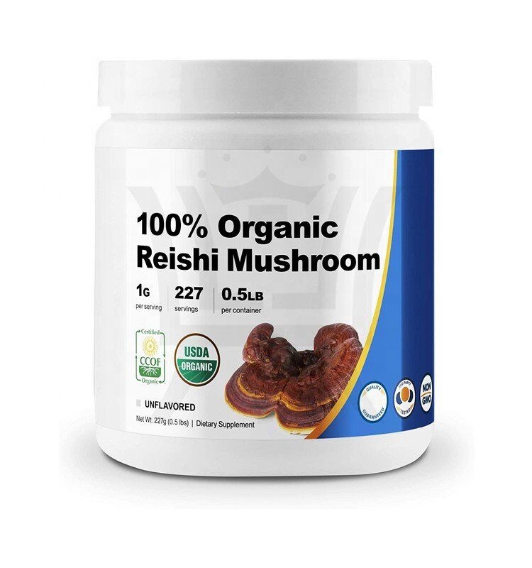 100% органический экстракт грибов руиши, безглютеновая поддержка здоровой системы и релаксация