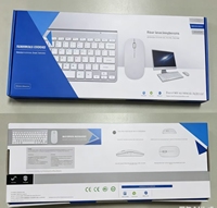 Özel 78 Tuşlu ABS Kablosuz Klavye Mouse Seti, Kablosuz Adaptörlü, 8-10 Metre Çalışma Mesafesi, İnce Taşınabilir Ofis Klavyesi