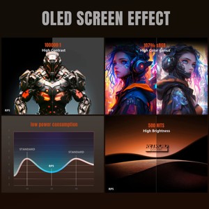 Retroid cep 5 elde kullanılır oyun konsolu 5.5 inç OLED ekran <span class=keywords><strong>Android</strong></span> 13 Wifi6 Video el oyun oyuncu - Product Image 2