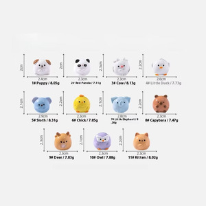 Vente en gros Mignon Rond Dudu Panda Capybara Petit Animal Micro Paysage Pièce Petit Ornement - Product Image 6