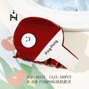 Fermacapelli con impugnatura per palline da ping pong da 8,5 cm per donne e ragazze - Product Image 1