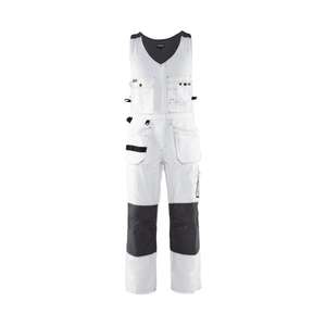 BLAKLADER - 253212101098C52 Bib <b>overalls</b> <b>White</b>/Dark grey - EAN 7330509755402 WORK <b>OVERALLS</b> - Product Image 1