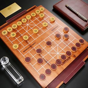 Vic Solid Wood Chinese Chess Gift Set Customized Logo Business Souvenir Corporate Promotion Novelty Gift - Product Image 1