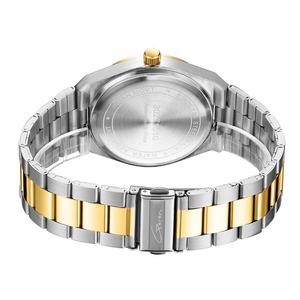 Montre Homme Personnalisable Besseron, Boîtier en Alliage, Bracelet en Acier Inoxydable, Boîtier Carré, Mouvement à Quartz, Cadran à Aiguilles, Style Affaires - Product Image 4