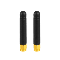 Antena 2.4G Inalámbrica para Router Asus, Tarjeta de Red WIFI Omnidireccional de Alta Ganancia 5DBI FS-R17 Negra