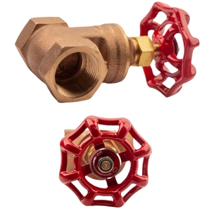 Vanne à opercule en laiton YOD OEM PN25 en bronze et cuivre, à passage plein, 2 pouces, pour raccords de plomberie et connecteurs de tuyauterie - Product Image 3