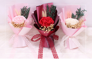 Nuova Rosa Stabilizzata con Sapone Artigianale e <span class=keywords><strong>Fiori</strong></span> Essiccati <span class=keywords><strong>in</strong></span> Confezione <span class=keywords><strong>Regalo</strong></span> - Product Image 3