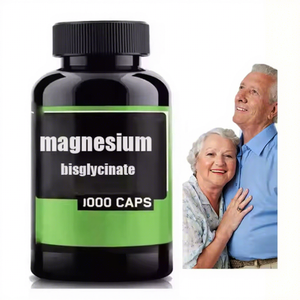 Ausreson OEM <span class=keywords><strong>Bisglycinate</strong></span> de Magnésium Améliore l'Immunité Supplément Minéral au Zinc pour Adultes 500mg Capsules de <span class=keywords><strong>Bisglycinate</strong></span> de Magnésium Pur - Product Image 1