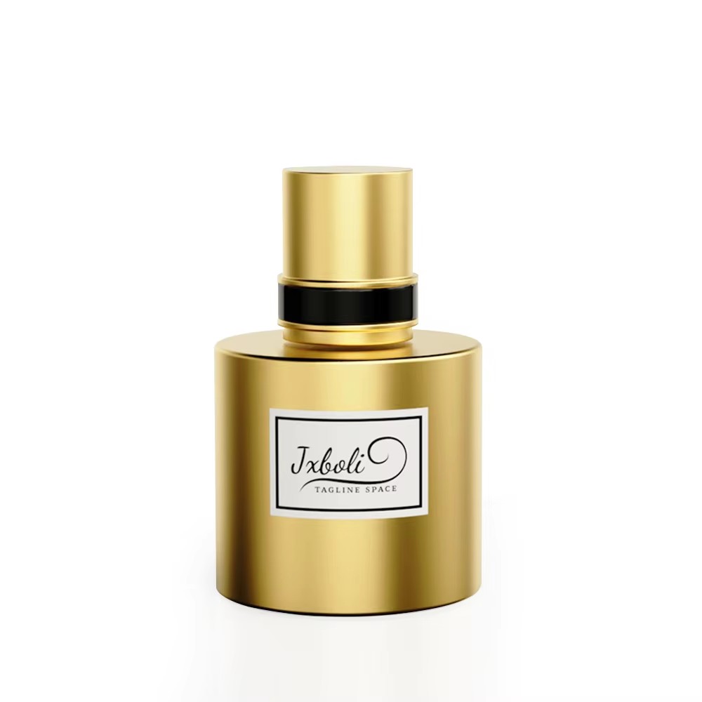 Bottiglia di profumo Glod con coperchio circolare irregolare