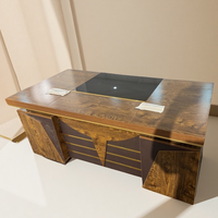 Bureau de patron au design moderne Table de bureau en bois simple pour le bureau ou la chambre à coucher Mobilier de bureau 2-3.2m