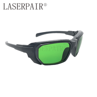 Lunettes de sécurité laser à monture intégrale en polycarbonate CE TR90 pour le traitement dentaire, protection des yeux 200-460nm & 630-670nm & 800-1090nm