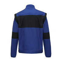 Veste de travail pour homme en coton OEM, uniforme de travail pour entrepôt et transport, vêtement de travail élastique pour la construction avec manches amovibles