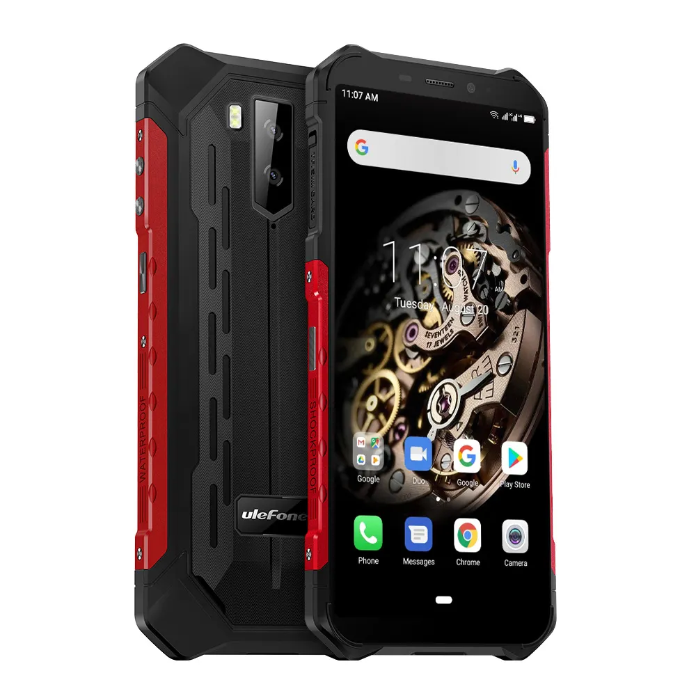 Ulefone Armor X5 NFC Android10 Rugged Waterproof Smartphones 5.5Inch IP68 MT6762 Cell Phone 3GB 32GB Octa Core 4G Mobile Phones