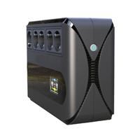 UPS Interaktif Line Interactive Seri GF 400VA-1000VA Fase Tunggal Baterai Asam Timbal AVR Tower Cadangan Daya untuk Kamera CCTV
