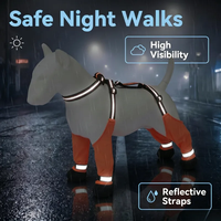 Bottes antidérapantes pour chiens en gros, leggings imperméables et réfléchissants, chaussures de protection pour pattes d'animaux de compagnie, pour chiens de petite, moyenne et grande taille