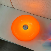 Lampe de nuit moderne minimaliste en forme de donut, décoration murale vintage sur le thème de la crème, lampe d'ambiance pour chambre à coucher, lumière décorative.