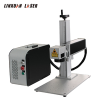 Machine de marquage laser à fibre portable mini 3D Wuhan Raycus Source Marker 10W 20W 30W 50W 100W Mopa pour gravure couleur sur métal - Prix