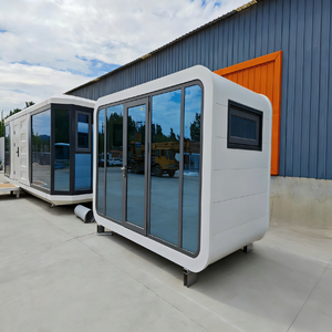 Cabaña Modular Portátil Moderna tipo Apple con Cocina, Cabaña Prefabricada Moderna tipo Apple de Alta Calidad y Gran Venta, <span class=keywords><strong>Vivienda</strong></span> Temporal - Product Image 5
