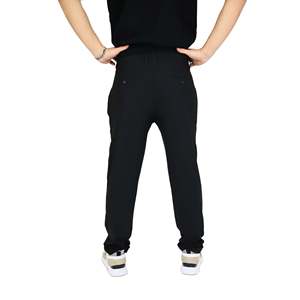 Pantalones cortos para hombre UKE7071 Ropa casual de algodón negro - Product Image 3