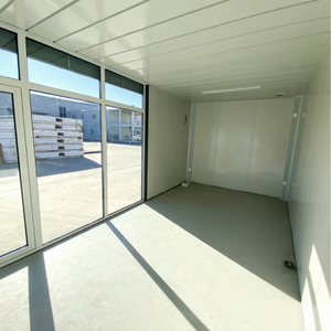 Maison conteneur pliable de taille personnalisée, prête à être expédiée, avec panneau sandwich, pour bureau à domicile, extérieur et bar à domicile - Product Image 1