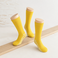 Chaussettes tubulaires décontractées pour hommes, tricotées, écologiques, respirantes, antidérapantes à pois, jetables, pour usage en avion et hôtel, collection 2025