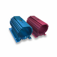 Composants mécaniques en aluminium anodisé coloré sur mesure de haute précision, usinés par CNC, en alliage 6063/6061, pièces de quincaillerie pour l'industrie