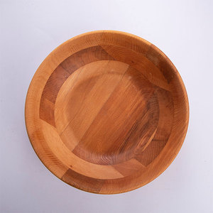 Tazón de Madera Moderno de Gran Calidad, Hecho a Mano, de 30 cm, con Superficie Lisa, para Servir - Product Image 4