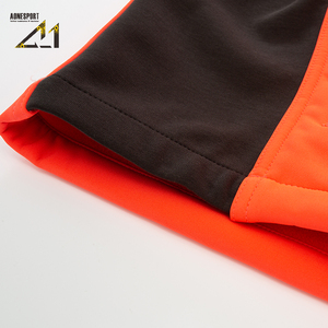 Veste coupe-vent orange pour homme Aonesport, imperméable, col montant, fermeture éclair, veste de sport d'extérieur - Product Image 6